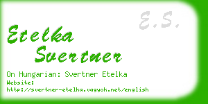 etelka svertner business card
